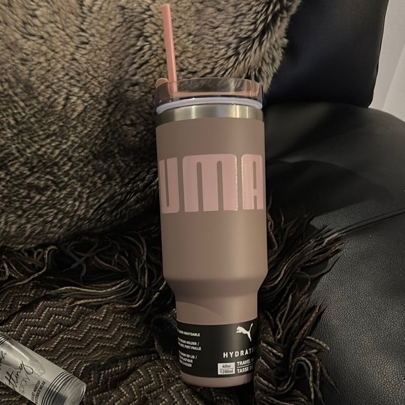 Puma Brown Water Bottle Thermos for Dining - Picture 3 of 8